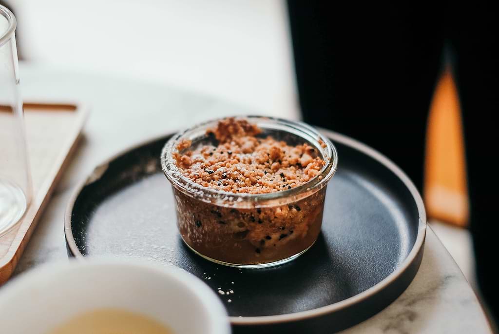 Vegan appel crumble